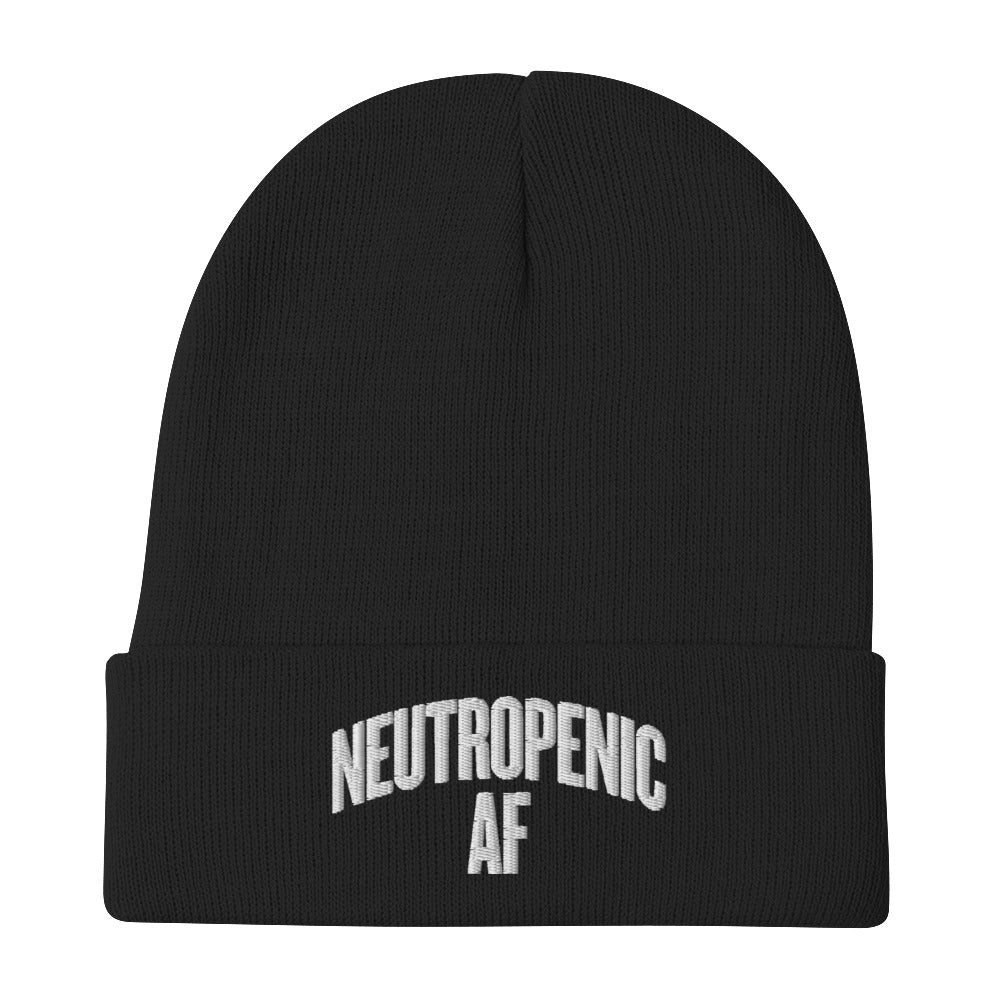 Neutropenic AF Embroidered Beanie