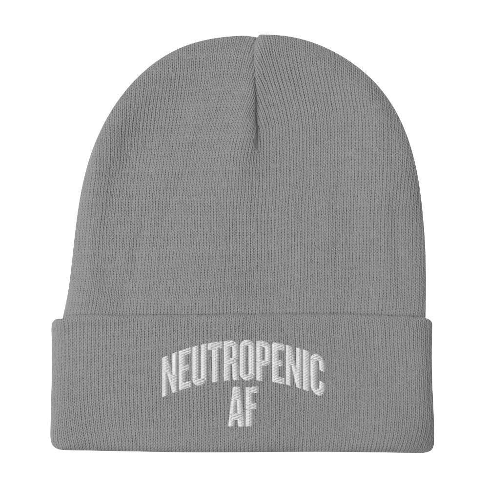 Neutropenic AF Embroidered Beanie