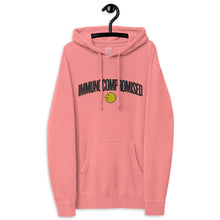 Load image into Gallery viewer, Embroidered IMMUNOCOMPROMISED Unisex Pink pigment-dyed hoodie
