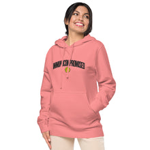 Load image into Gallery viewer, Embroidered IMMUNOCOMPROMISED Unisex Pink pigment-dyed hoodie
