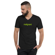 Load image into Gallery viewer, malignant Unisex Short Sleeve V-Neck T-Shirt
