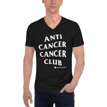 Load image into Gallery viewer, AntiCancerCancerClub Unisex Short Sleeve V-Neck T-Shirt
